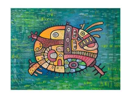 Hand Painted Ink Piece - Totle