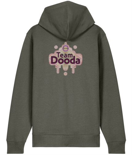 Organic Zipped Hoodie - Team Dooda